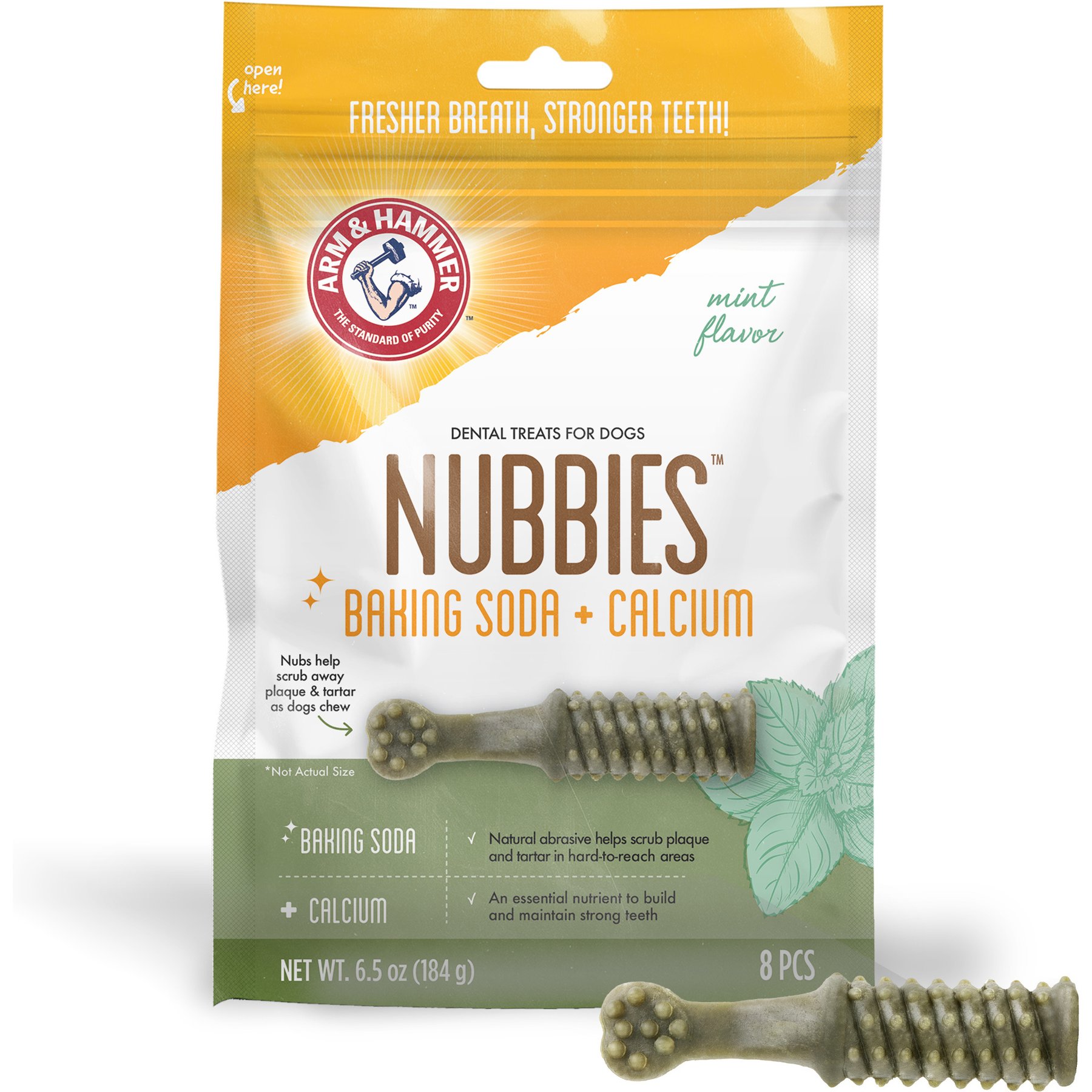 Arm & Hammer Products Nubbies Mint Flavor Dental Dog Treats