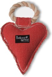 Pavilion Heart Love Canvas Dog Toy slide 2 of 4