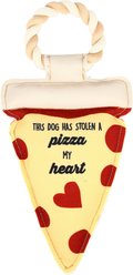 Pavilion Pizza My Heart Canvas Dog Toy