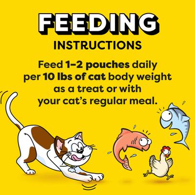 Show full view: Temptations Creamy Puree Salmon, Chicken & Tuna Variety Pack Lickable Cat Treats, 0.42-oz pouch, 24 count slide 8 of 11