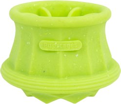 Pupstages Flex-Force Watermelon-Banana Scent Wobble Action Interactive Treat Dispensing Dog Toy, Green, Medium: 3.3 x 4.3 x 4.3-in