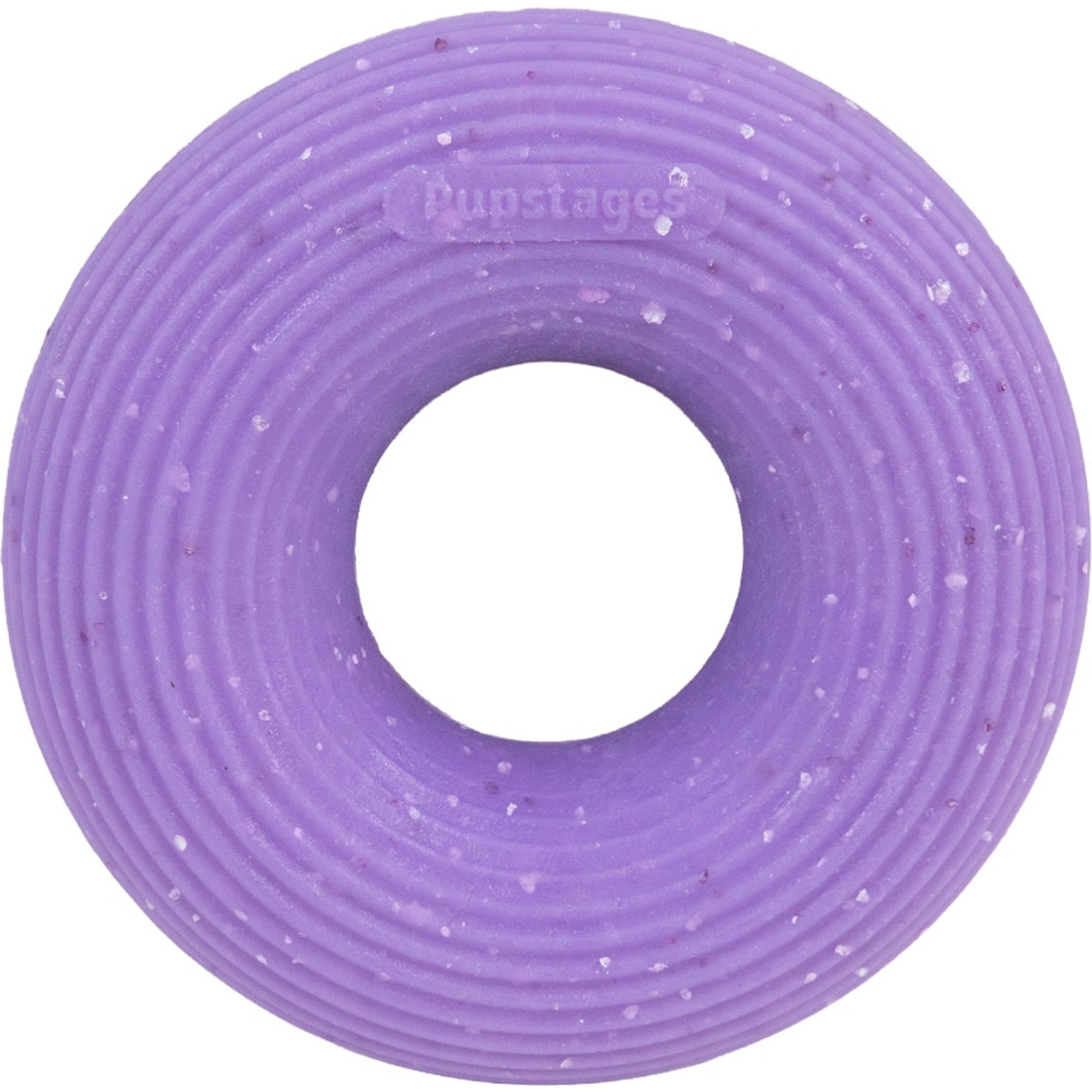 Pupstages Flex-Force Vanilla-Roast Scent Floating Ring Dog Toy, Purple, Medium