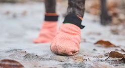 Non-stop Dogwear Protector Light Dog Socks, Orange, Large slide 2 of 4