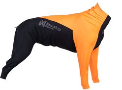 Non-stop Dogwear Protector Suit Male Dog Coat, Orange/Black, 60