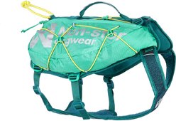 Non-stop Dogwear Trail Light Dog Backpack, Teal, Medium