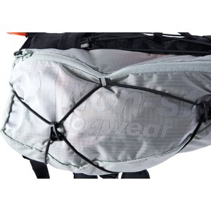 Non-stop Dogwear Trail Light Dog Backpack, Gray, Large