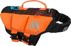 Non-stop Dogwear Protector Dog Life Jacket, Black/Orange, 6