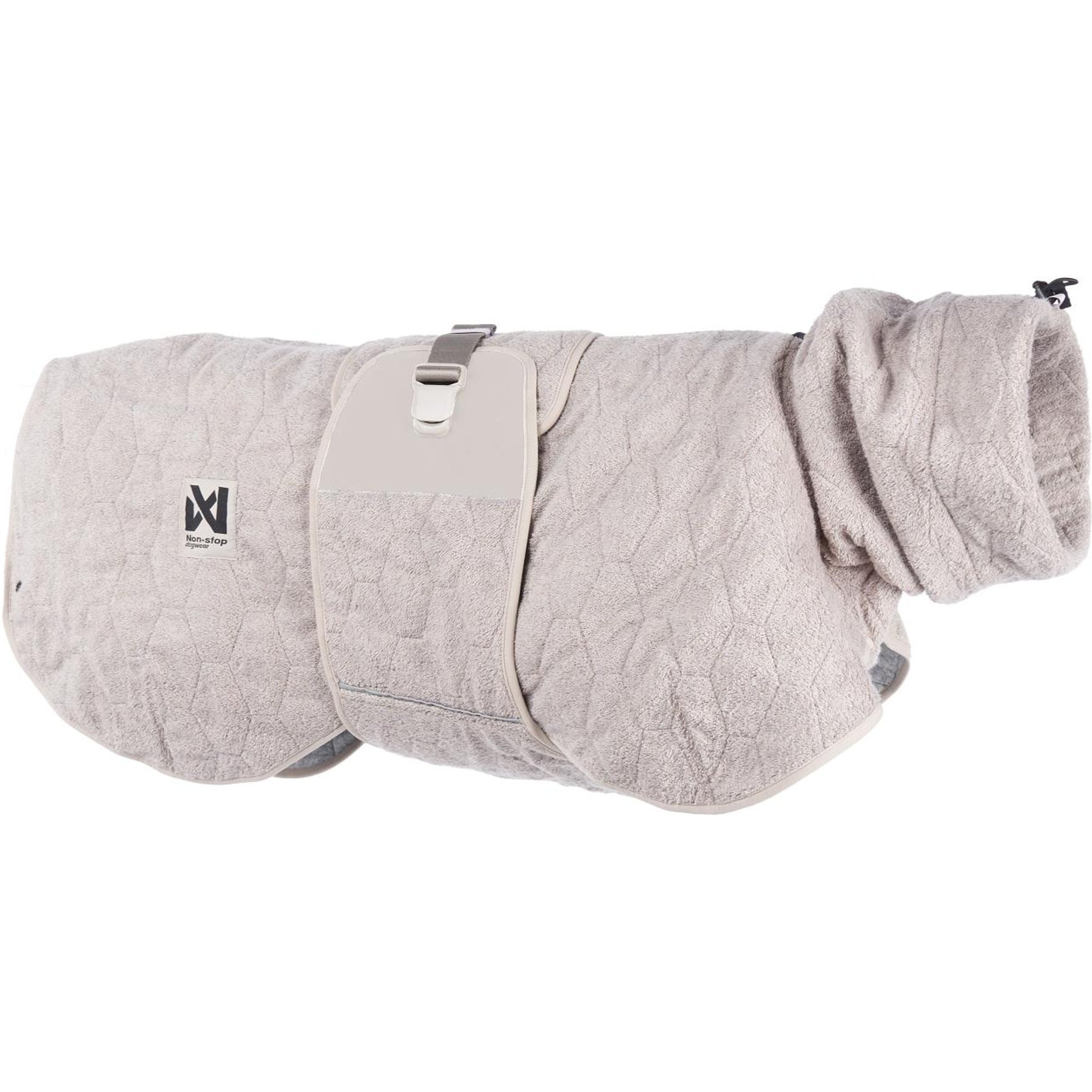 Non-stop Dogwear Drying Dog Coat, Sand, 50