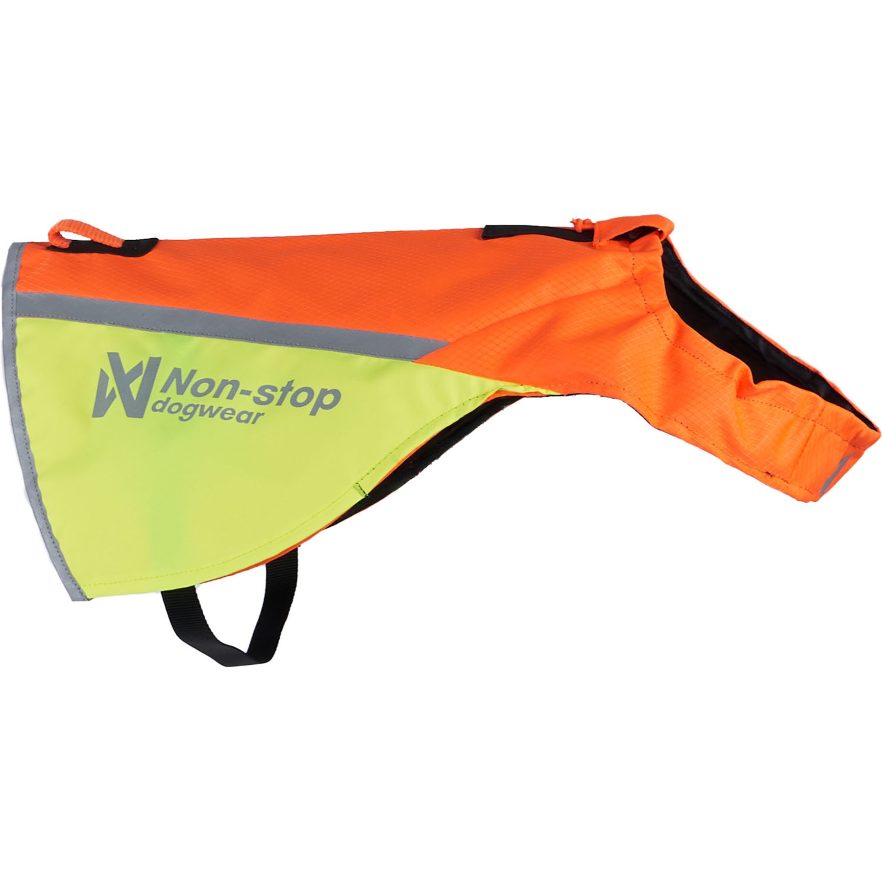 Non-stop Dogwear Protector Cover 2.0 Dog Safety Vest, Orange, Small