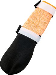 Non-stop Dogwear Protector Bootie High Dog Boots, Black/Orange, Medium