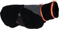 Non-stop Dogwear Trekking Fleece Dog Jacket, Black/Orange, 36