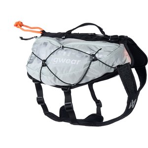 Non-stop Dogwear Trail Light Dog Backpack, Gray, Large