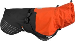 Non-stop Dogwear Fjord Dog Raincoat, Black/Orange, 65