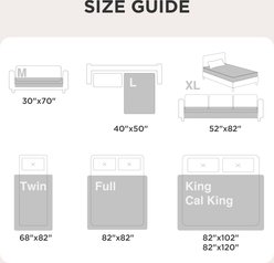 Bedsure Waterproof Dog Couch Protector Cover Blanket, Cream, King slide 2 of 9