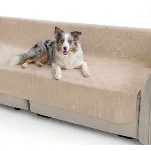 Bedsure Waterproof Couch Cover Non Slip Dog Blanket, Cream, X-Large