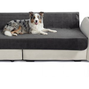 Bedsure Waterproof Couch Cover Non Slip Dog Blanket, Dark Grey, X-Large