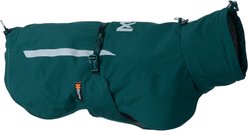 Non-stop Dogwear Fjord Lined Dog Raincoat, Dark Teal, 55