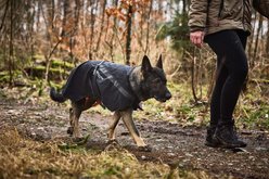Non-stop Dogwear Trekking Dog Raincoat, Black, 60 slide 2 of 4