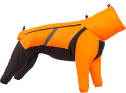Non-stop Dogwear Fjord Overall Dog Raincoat, Orange/Black, 65