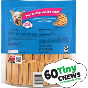 Busy Bone Long-Lasting Real Meat Tiny Dog Treat, 60 count