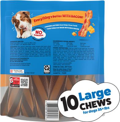 Show full view: Busy Bone with Beggin' Twist'd! Long-Lasting Cheddar & Hickory Smoke Small/Medium Dog Treats, 10 count slide 4 of 12