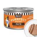 Merrick Purrfect Bistro Grain-Free Chicken Pate Canned Cat Food, 3-oz, case of 24
