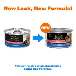 Purina Pro Plan Focus Sensitive Skin & Stomach Classic Arctic Char Grain-Free Entree Canned Cat Food, 3-oz can, case of 24 slide 2 of 9