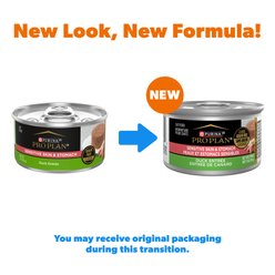 Purina Pro Plan Focus Sensitive Skin & Stomach Classic Duck Grain-Free Entree Canned Cat Food, 3-oz, case of 24 slide 2 of 9
