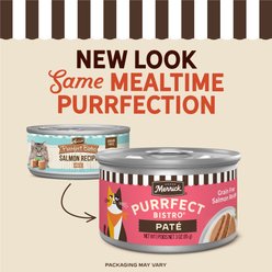 Merrick Purrfect Bistro Grain-Free Salmon Pate Canned Cat Food, 3-oz, case of 24 slide 2 of 9