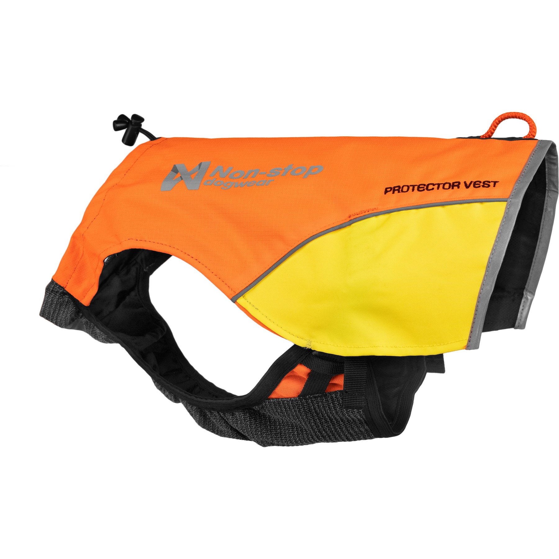 Non-stop Dogwear Protector Dog Vest, Orange, Small