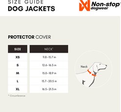 Non-stop Dogwear Protector Cover Dog Safety Vest, Orange, Large slide 2 of 5