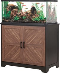 Unipaws Aquarium Stand, 20-40-gal, Walnut