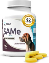 K9 Select SAMe 200mg Tablet Liver Supplement for Dogs, 60 count