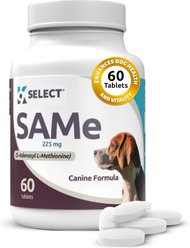 K9 Select SAMe 225mg Tablet Liver Supplement for Dogs, 60 count
