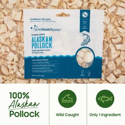 Smallbatch Pets Freeze-Dried Wild-Caught Alaskan Pollock Dog & Cat Treat, 2-oz bag slide 2 of 5