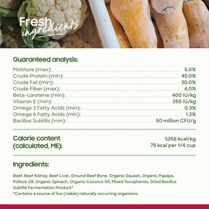 Smallbatch Pets Super Booster Beef Bites Grain-Free Adult Freeze-Dried Dog & Cat Treats, 7-oz bag