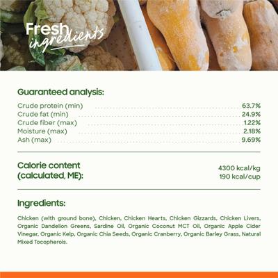 Show full view: Smallbatch Pets Non-GMO Chicken Meal Bites Freeze-Dried Cat Food, 10-oz bag slide 7 of 8