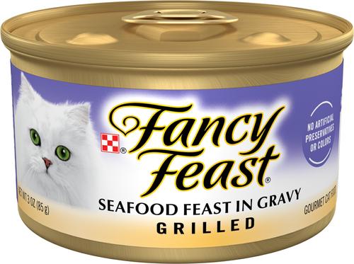 Fancy Feast Grilled Seafood Feast in Gravy Canned Cat Food