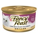Fancy Feast Grilled Chicken Feast in Gravy Wet Cat Food, 3-oz can, case of 24