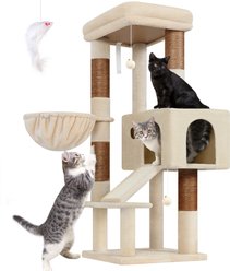 Globlazer 50-in Corner Cat Tree, Beige slide 2 of 7