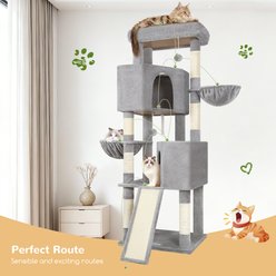 Globlazer 69-in Cat Tree, Light Gray slide 2 of 8