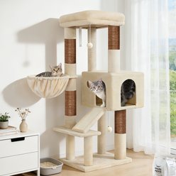 Globlazer 50-in Corner Cat Tree, Beige