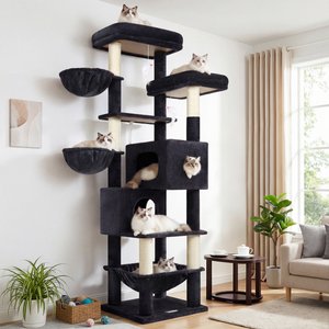 Globlazer 73-in Maine Coon Cat Tree, Dark Gray