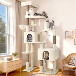 Globlazer 77.9-in Heavy Duty Cat Tree, Beige