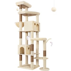Globlazer 83-in Giant Cat Tree, Beige