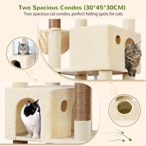Globlazer 83-in Giant Cat Tree, Beige
