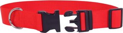 Coastal Pet Products Plastic Buckle Adjustable Dog Collar, Red, Large: 18 to 26-in neck, 1.5-in wide slide 2 of 5
