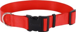Coastal Pet Products Plastic Buckle Adjustable Dog Collar, Red, Large: 18 to 26-in neck, 1.5-in wide