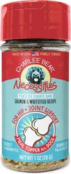 Charlee Bear Necessities Freeze-Dried Salmon & Whitefish Recipe Hip & Joint Support Grain-Free Dog Food Topper, 1-oz jar
