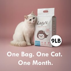Lady N Classic Pellet Unscented Clumping Tofu Cat Litter, 9-lb bag slide 2 of 8